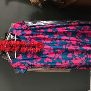 Hawaiian set- dress and dress shirt